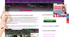 Desktop Screenshot of amateurporn24.net
